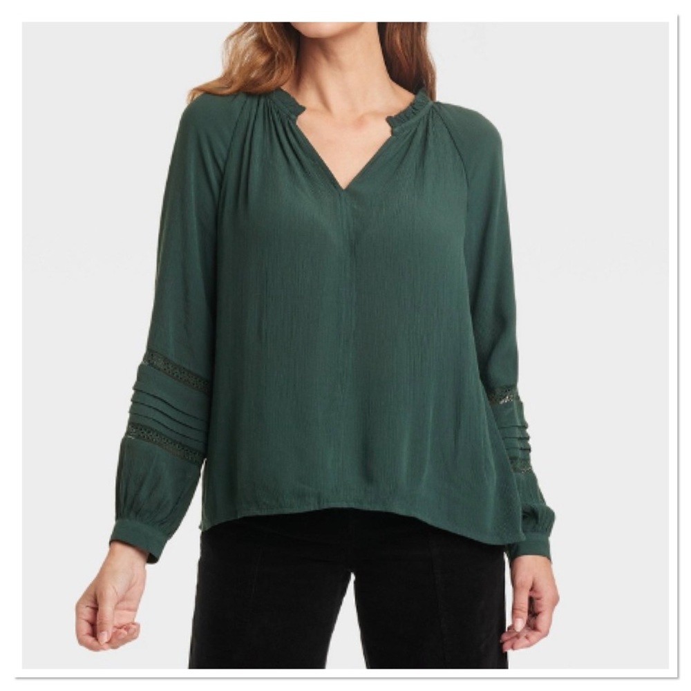 Women’s Long Sleeve Lace Blouse Knox Rose